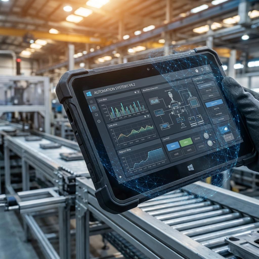 Rugged Device im Industrieeinsatz