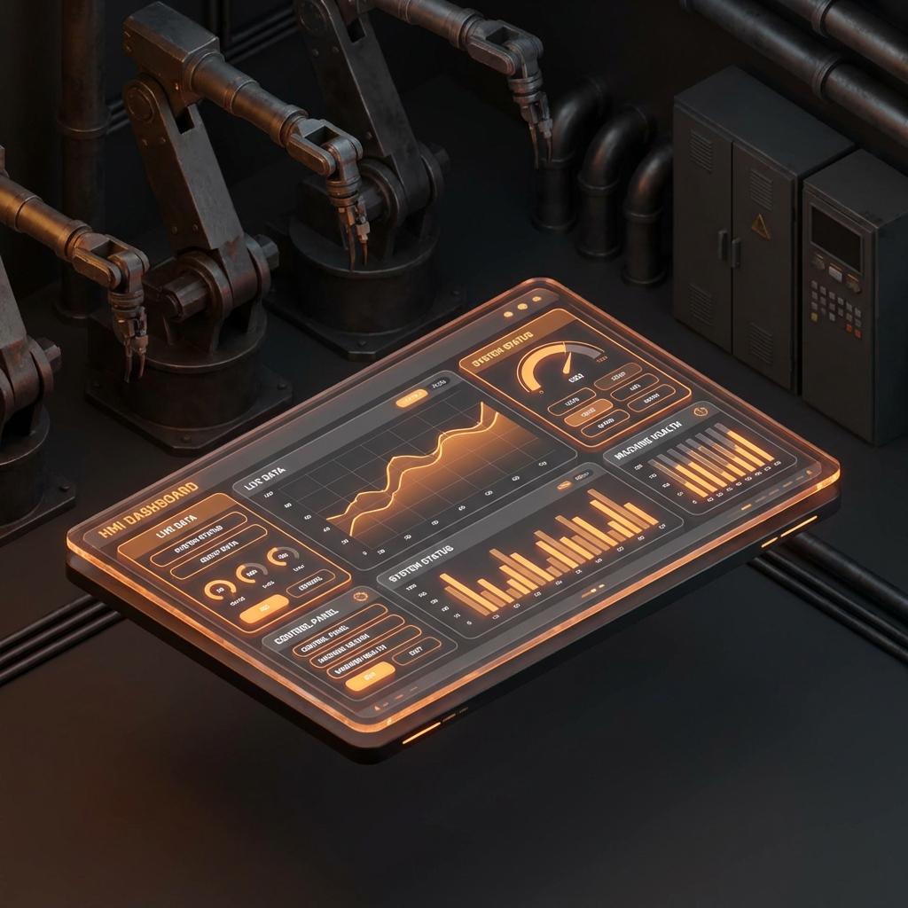 Modernes Dashboard Design mit Diagrammen