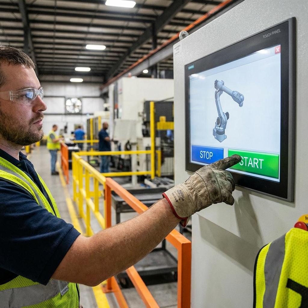 High-End HMI & GUI Design: Das Gesicht Ihrer Maschine (Chemnitz)